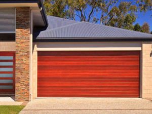 Modern Straight Sectional Garage Door