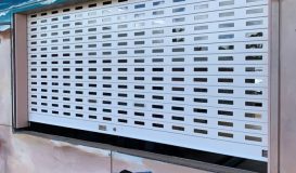 Ezi Roll Aluminium Shutter in White – Installed for the Southern Cross Public School, Ballina